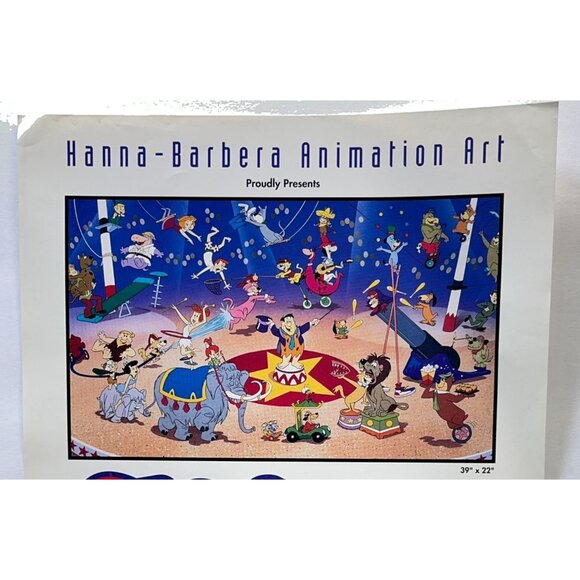 Hanna Barbera Circus of the Stars Animation Art Print Ad Vintage Flyer 1992 - Picture 4 of 6